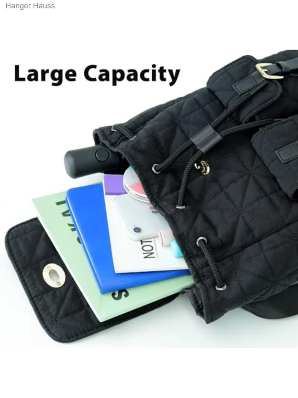 Small Quilted Puffer Backpack for Women, Waterproof Anti-theft Mini Daypack